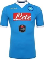 2015/2016 Napoli Soccer Jersey Kappa (Front)